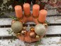 Preview: Adventskranz ADV2401 - orange, aprikot, gold