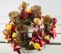 Preview: Adventskranz Engel ADV2101 - rot, gold, braun
