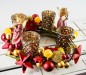 Preview: Adventskranz Engel ADV2101 - rot, gold, braun