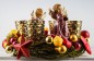 Preview: Adventskranz Engel ADV2101 - rot, gold, braun