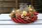 Preview: Adventskranz Adventsgesteck Stern ADV2115 - gold, rot
