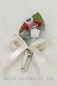 Preview: Gästeanstecker " Kim " zur Hochzeit im 10er Set AS0020 - rot, creme