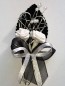 Preview: Gästeanstecker zur Hochzeit AS0021 im 10er Set Gothik - schwarz