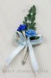Preview: Gästeanstecker " Julia " zur Hochzeit im 10er Set AS0029 - hellblau, blau