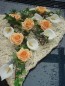 Preview: Autodekoration " Jennifer " mit Calla & Rosen AU0002 aprikot, orange