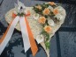 Preview: Autodekoration " Jennifer " mit Calla & Rosen AU0002 aprikot, orange