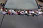 Preview: handmade ** Autoschmuck Hochzeit NEU 1,8m Girlande