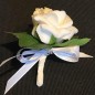 Preview: Bräutigamanstecker Anstecker Bräutigam " Maximilian " Hochzeit BA002 - weiß