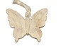 Preview: weißer Schmetterling aus Holz Anhänger  14 cm x 12 cm