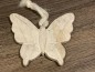 Preview: weißer Schmetterling aus Holz Anhänger  14 cm x 12 cm
