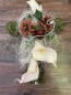 Preview: Grabschmuck, Allerheiligengesteck, Kreuz FH0006 - Moos - Calla