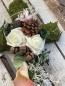Preview: Grabschmuck, Allerheiligengesteck, Kreuz FH0007 - Moos - Calla rosa
