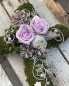 Preview: Grabschmuck, Allerheiligengesteck, Kreuz FH0009 - Moos - Rosen