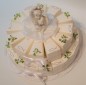 Preview: 2 stöckige schöne Gastgeschenke Torte Engel Taufe Geburt Kommunion GG0043