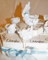 Preview: hellblaue Gastgeschenke Torte zur Geburt Taufe Junge GG0057