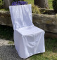 Preview: Vermietung von Stuhlhussen Hochzeit - eckige Lehne 2 Biergartenstuhl / 3,50 €
