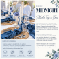 Preview: Dekoset MIDNIGHT – stilvoll & ausdrucksstark | Verleih ab 4 € pro Person