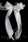 Preview: Antennenschleifen " Anna " zur Hochzeit SCH0004 im 10er Set - weiß, creme, champagner, ivory