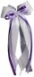 Preview: Antennenschleifen " Chiara " Hochzeit SCH0010 im 10er Set - weiss, lila, flieder