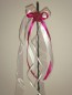 Preview: Antennenschleifen " Zoe " zur Hochzeit SCH0035 im 10er Set - weiss, beere, magenta