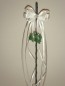 Preview: Antennenschleifen zur Hochzeit " Vivien " SCH0040 im 10er Set - weiss, silber