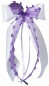 Preview: Antennenschleifen " Aurelia " zur Hochzeit im 10er Set SCH0050 - weiß, lila