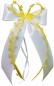 Preview: Antennenschleifen " Aurelia " zur Hochzeit im 10er Set SCH0100 - weiß, gelb