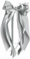 Preview: Antennenschleifen " Anna " zur Hochzeit SCH0110 im 10er Set - weiß, grau, silber