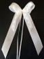 Preview: Antennenschleifen zur Hochzeit " Antonia " SCH0121 im 25er Set - Spitze weiss