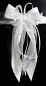 Preview: Antennenschleifen zur Hochzeit " HEART " SCH0131 im 10er Set - weiß