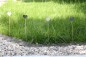 Preview: 50 Steckherzen zur Hochzeit Dekoration SH001 - schwarz, grau, silber, weiß