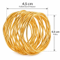 Preview: Goldener Serviettenring aus Draht – filigran & elegant | Serviettenring zur Miete / 0,50 €