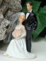 Preview: Tortenfigur Tortenaufsatz zur Hochzeit Brautpaar 12,5 cm TA0015