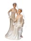 Preview: Tortenfigur Tortenaufsatz zur Hochzeit Homo Brautpaar 14 cm TA0016 Frauen