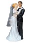 Preview: Tortenfigur Tortenaufsatz zur Hochzeit Brautpaar 18 cm TA0046