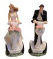 Preview: Tortenfigur Tortenaufsatz zur Hochzeit Brautpaar auf Segway 16 cm TA0125