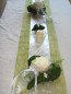 Mobile Preview: Tischdekoration für ca. 60-80 Pers. grün zur Hochzeit Tischdeko TD0013