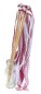 Preview: Wedding Wands mit Spitze bordeaux weiß - 10 Stück WW003