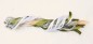 Preview: Wedding Wands mit Spitze grau oliv - 10 Stück