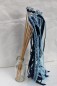 Preview: Wedding Wands mit Spitze hellblau dunkelblau - 10 Stück