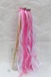 Preview: Wedding Wands mit Spitze pink rosa - 10 Stück