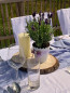 Preview: Vermietung von Musselin Stoff Servietten ca. 40 cm x 40 cm - Farbe flieder / 1,10 €