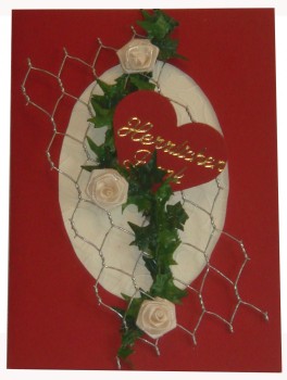 10 x Dankeskarten Hochzeit Verlobung DK001