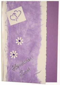 10 x Dankeskarten Hochzeit Verlobung DK008