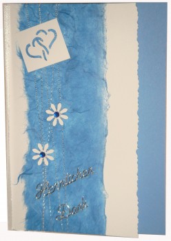 10 x Dankeskarten Hochzeit Verlobung DK008