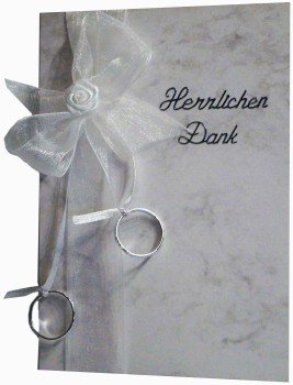 10 x Dankeskarten Hochzeit Verlobung DK029