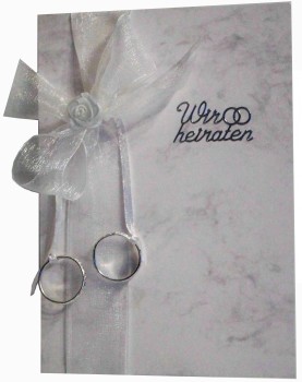 10 x Einladungen Hochzeit Verlobung KH029