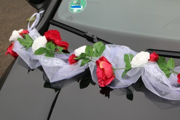handmade ** Autoschmuck Hochzeit NEU 1,8m Girlande