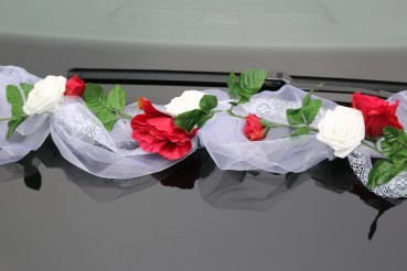 handmade ** Autoschmuck Hochzeit NEU 1,8m Girlande