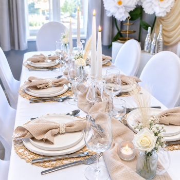 Preview: Tischdeko Set „CLEAN“ – schlicht, elegant & stilvoll / ab 4 € pro Person
